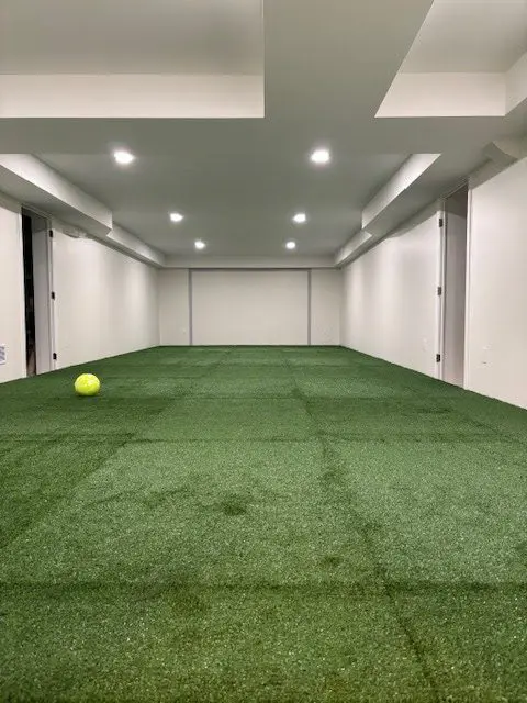 Basement remodel after