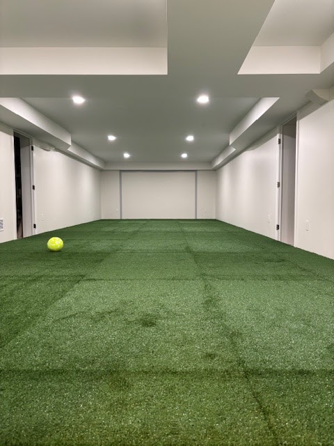 Basement remodel after